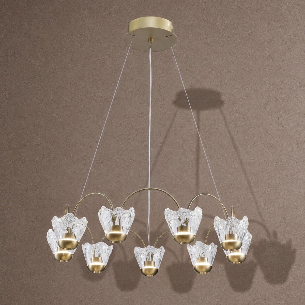 Petalia Modern Contemporary Pendant Light - Ø40.9" × H8.5" (Ø104 × H21.5 cm)Blushlighting
