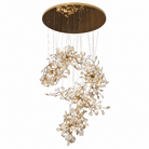 Petalo Ceramic Chandelier - Blushlighting