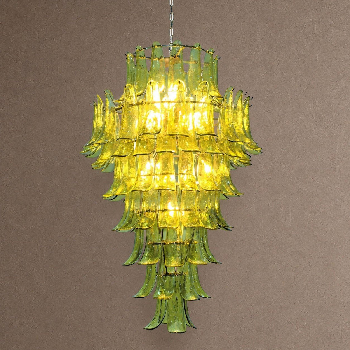 Petalo Round Chandelier - 35.43"Blushlighting