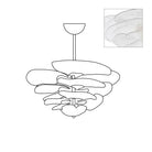 Petals Gold Murano Chandelier - 20-lights ∅ 39.4″ x H 21.7″Pink & GoldBlushlighting
