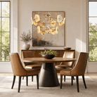 Petra Chandelier Modern Dining Room 39.4" D - Blushlighting