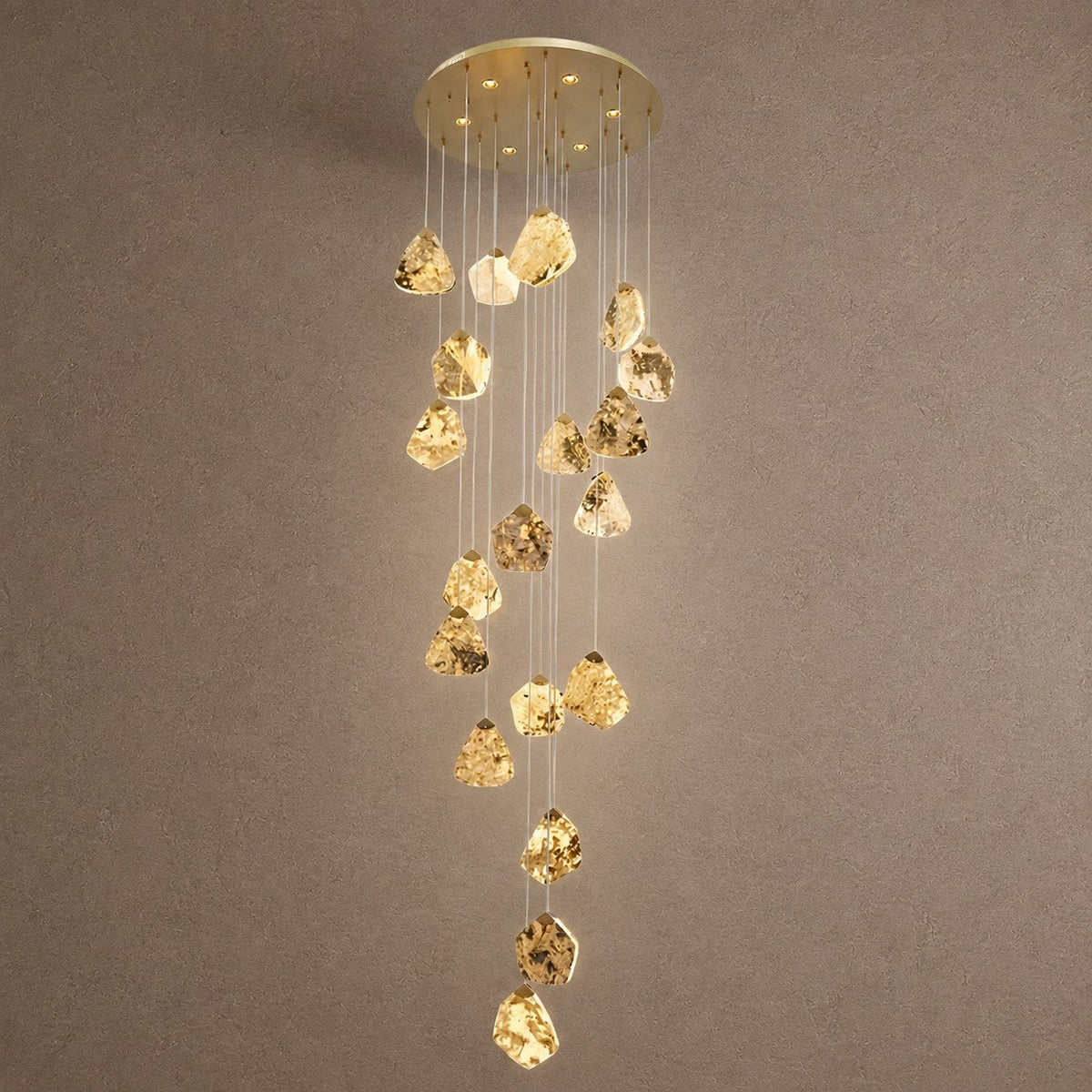 Petra Modern Cascading Luxury Chandelier - Blushlighting