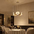 Petra Modern Natrual Stone Pendant Light - Ø31.5" × H7.9" (Ø80 × H20 cm)Blushlighting