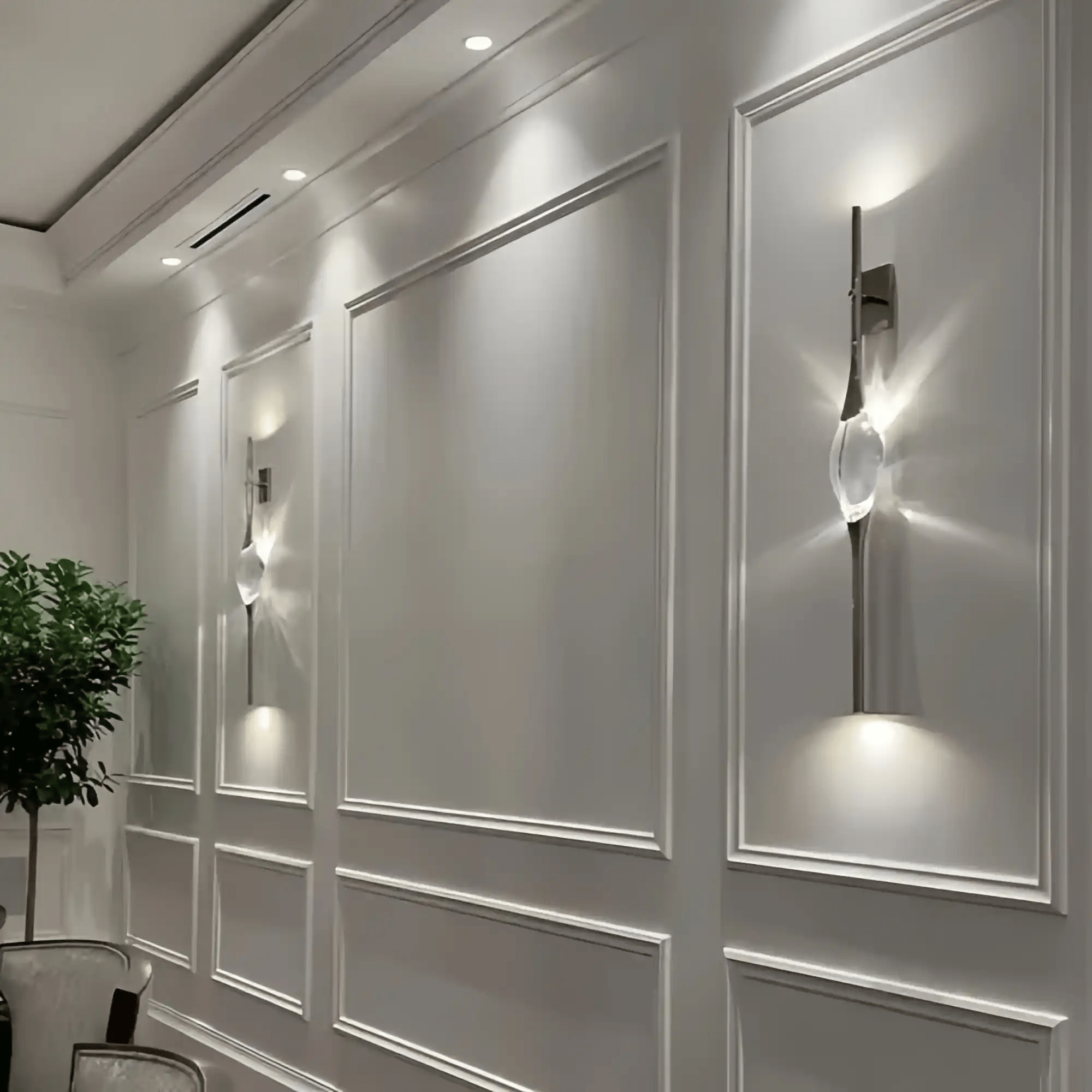 Pezzo Single Crystal Wall Sconce - Blushlighting