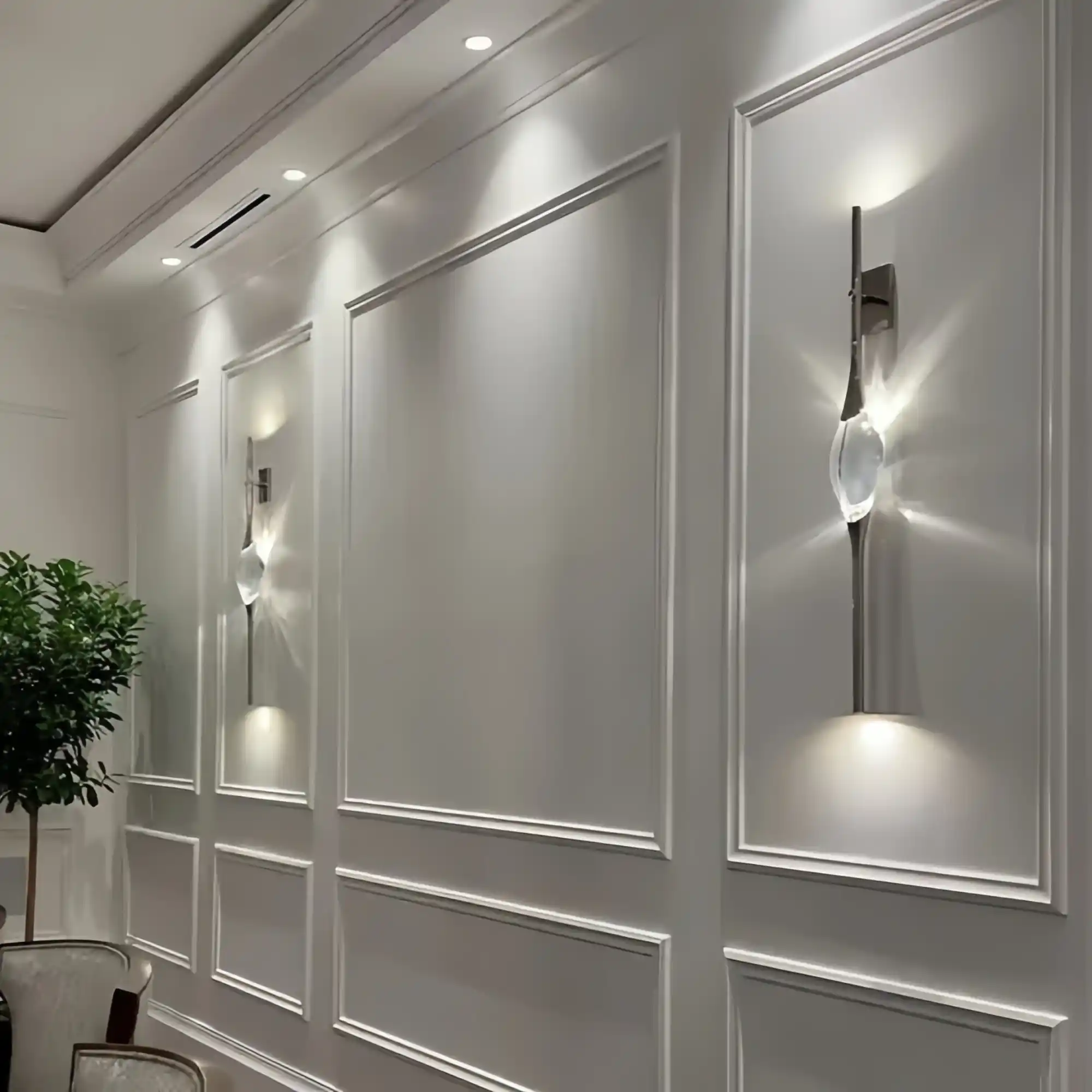PEZZO SINGLE CRYSTAL WALL SCONCE-