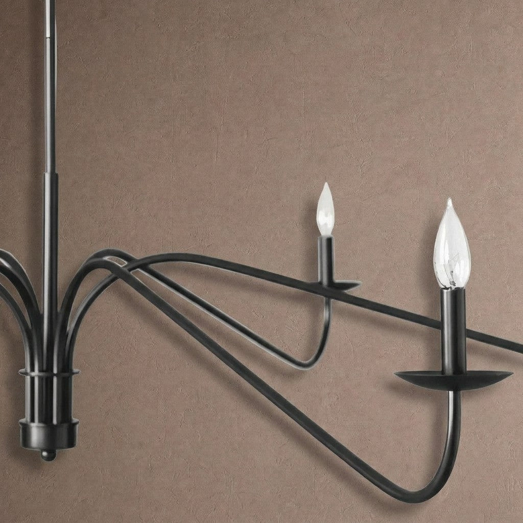 Philomena Chandelier - 70''BlackBlushlighting