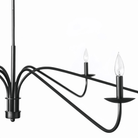 Philomena Chandelier - 70''BlackBlushlighting