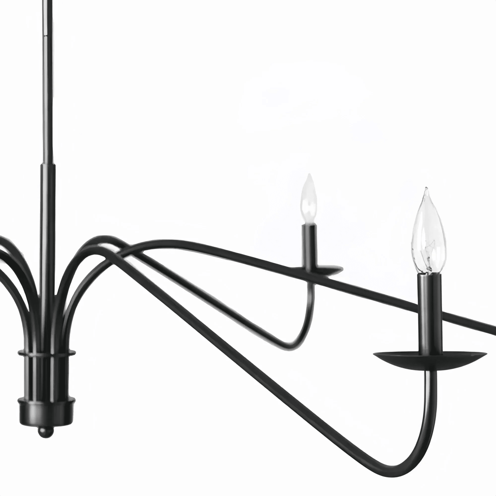 Philomena Chandelier - 70''BlackBlushlighting