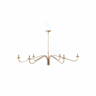 Philomena Chandelier - 70''BlackBlushlighting