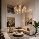 Phoenix Tree Modern Sculptural Ring Chandelier - Blushlighting