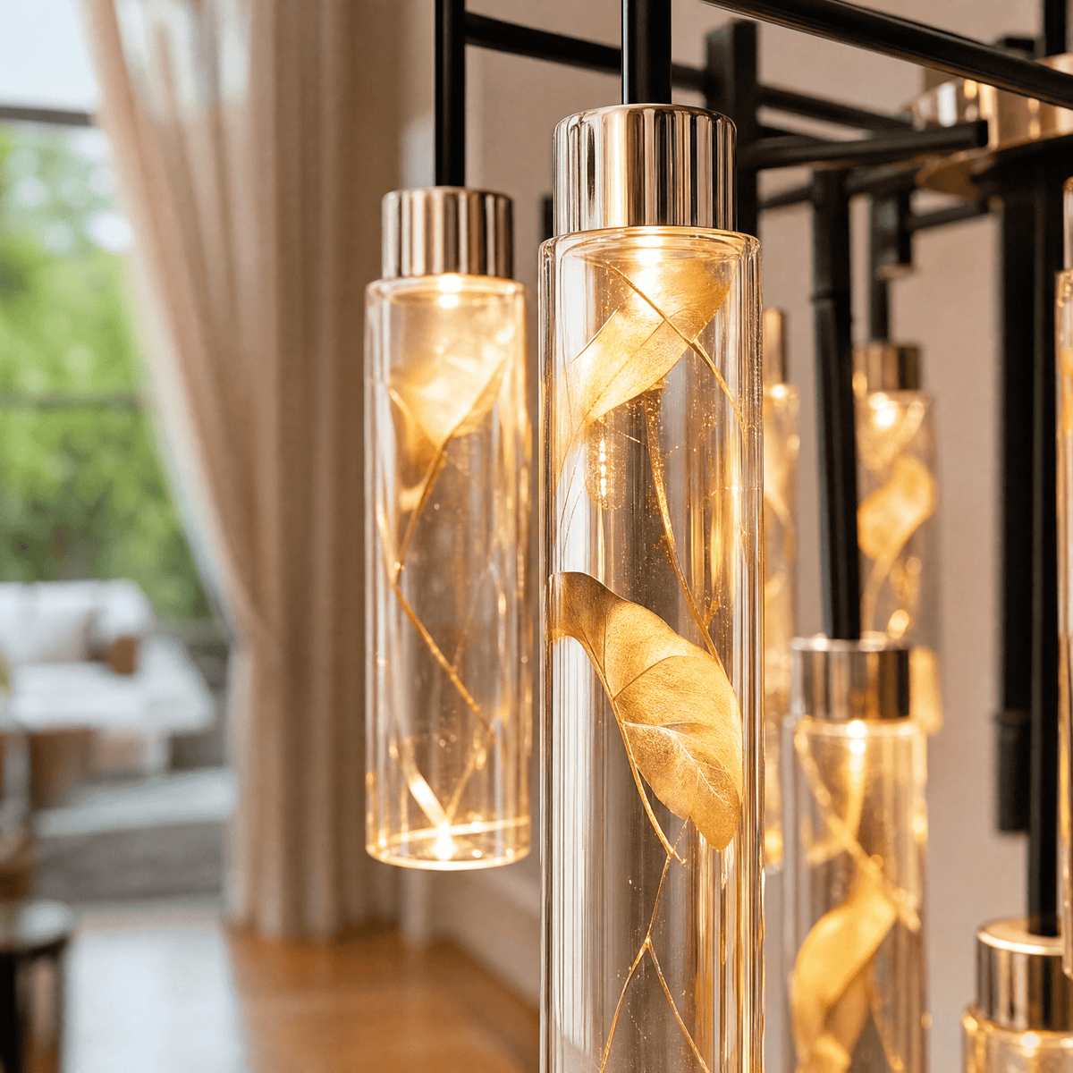 Phoenix Tree Modern Sculptural Ring Chandelier - Blushlighting