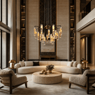 Phoenix Tree Modern Sculptural Ring Chandelier - Blushlighting