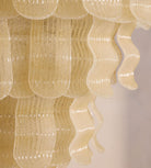 Pollensa Glass Chandelier - ∅ 29.5″ x H 37.4″Gold & YellowBlushlighting