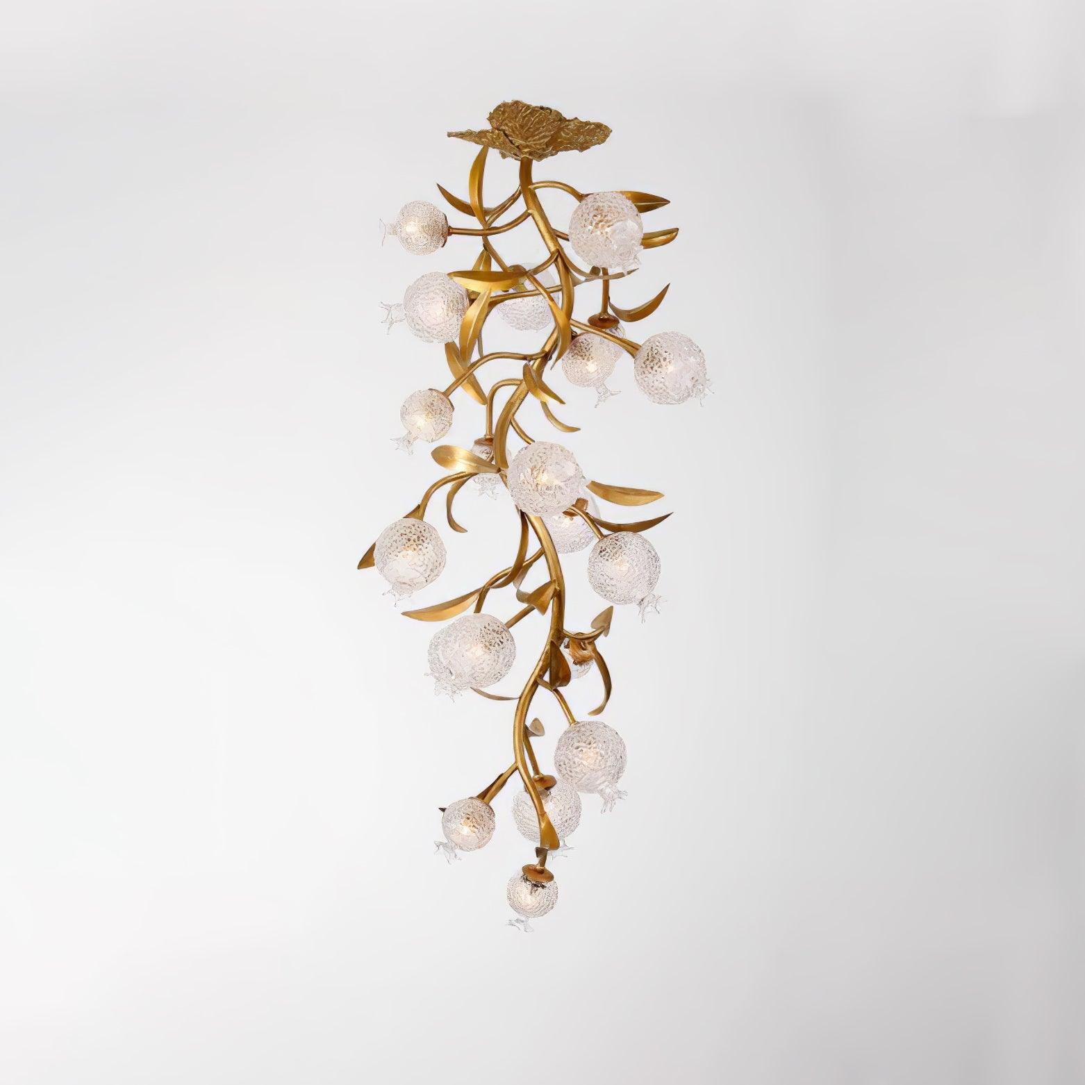Pomegranate Brass Branch Chandelier - ∅ 19.7″ x H 51.2″ / Dia 50cm x H 130cmDark CopperBlushlighting