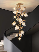 Pomegranate Brass Branch Chandelier - ∅ 19.7″ x H 51.2″ / Dia 50cm x H 130cmDark CopperBlushlighting
