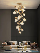 Pomegranate Brass Branch Chandelier - ∅ 19.7″ x H 51.2″ / Dia 50cm x H 130cmDark CopperBlushlighting