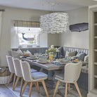 Porcelain Fish Shaped Dining Table Chandelier - Blushlighting