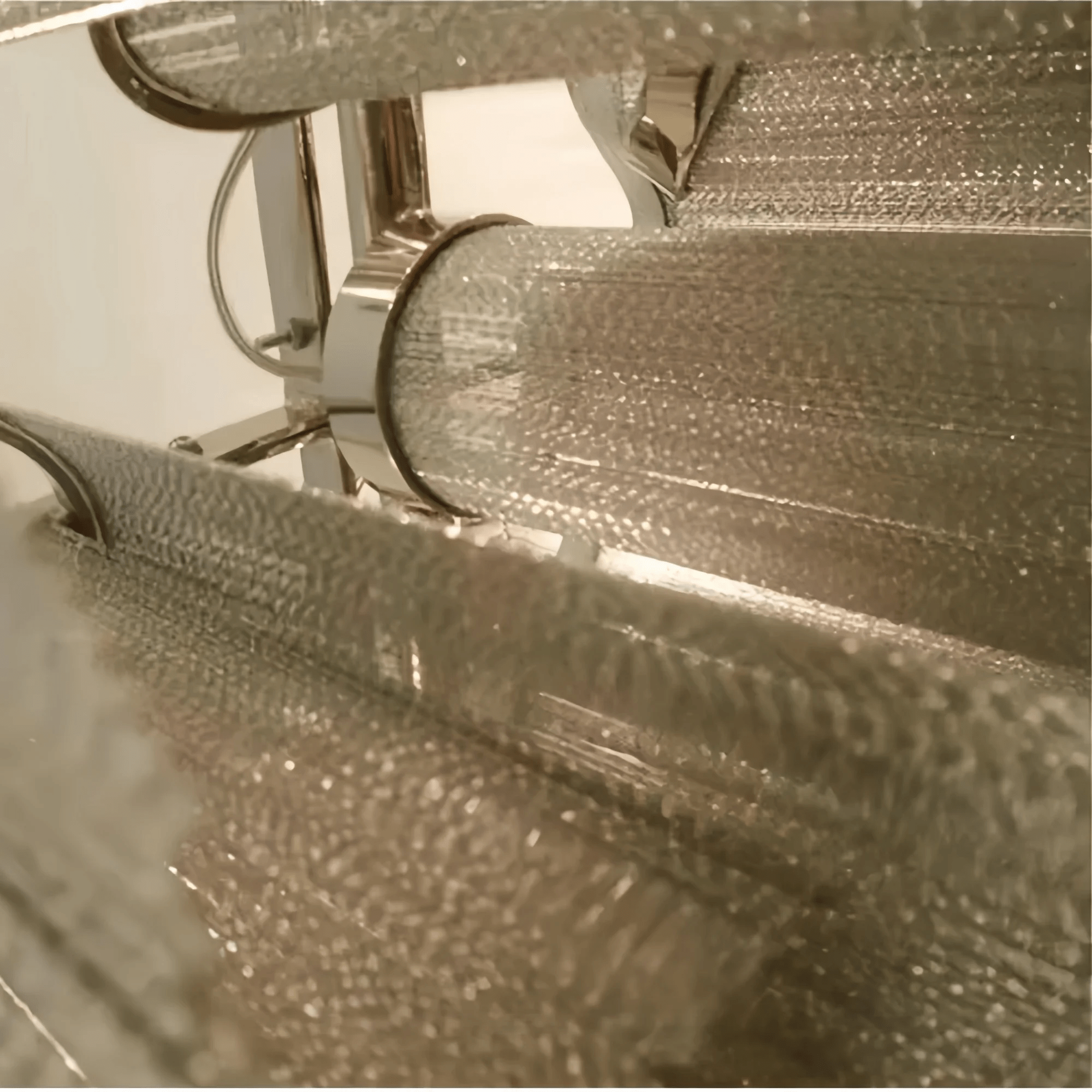 Post - Modern Extra Large Stainless Steel Long Tassel Chandelier - Blushlighting