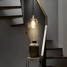 Post - modern Extra - long Pendant Light Fixtures for Staircase/High - ceiling Space/Foyer - 6 Lights: D11.8"AmberWarm LightBlushlighting