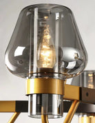 Brass,post-modern,industrial style, bulb, light luxury, 6 heads, glass, 8 heads,chandeliers, branch, pendants, Lyfairs, living room. bedroom, dining room, light,