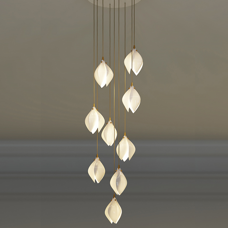 Postmodern Ceramic Branch Chandelier - Ineffable Lighting