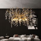 Postmodern Creative Crystal Branch Chandelier - 39.37" diamBlushlighting