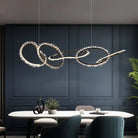 Primary Crystal 5 Rings Chandelier - Blushlighting