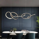 Primary Crystal 5 Rings Chandelier - Blushlighting