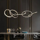 Primary Crystal 5 Rings Chandelier - Blushlighting