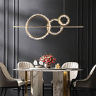 Primary Crystal Cluster Island Chandelier - Blushlighting