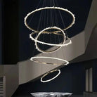 Primary Crystal Multi Rings Chandelier - 5 Rings: 15.7"D + 23.6"D + 31.5"D + 39.4"D + 59"DBlushlighting