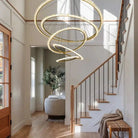 Primary Crystal Multi Rings Chandelier - 5 Rings: 15.7"D + 23.6"D + 31.5"D + 47.2"D + 59"DBlushlighting