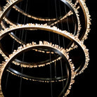 Primary Crystal Multi Rings Chandelier - 6 Rings: 15.7"D + 23.6"D + 31.5"D + 39.4"D + 47.2"D + 59"DBlushlighting