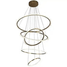 Primary Crystal Multi Rings Chandelier - 6 Rings: 15.7"D + 23.6"D + 31.5"D + 39.4"D + 47.2"D + 59"DBlushlighting