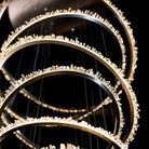 Primary Crystal Multi Rings Chandelier - 6 Rings: 15.7"D + 23.6"D + 31.5"D + 39.4"D + 47.2"D + 59"DBlushlighting