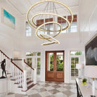 Primary Crystal Multi Rings Chandelier - Blushlighting