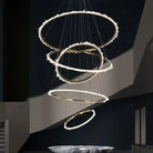 Primary Crystal Multi Rings Chandelier - Blushlighting