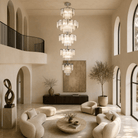 Prismata Crystal Modern Sculptural Ring Chandelier - Blushlighting