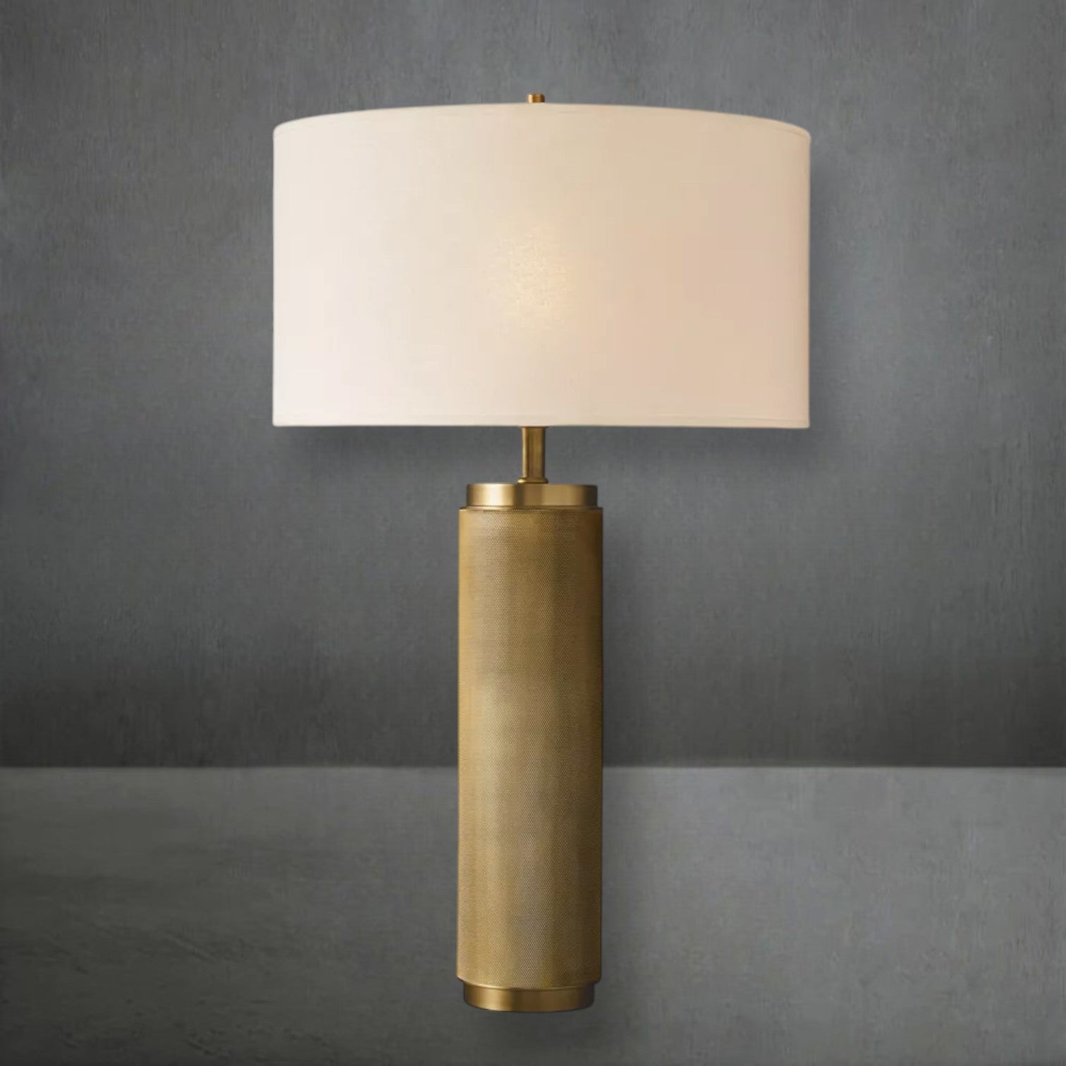 Utilitaive Knurled Table Lamp