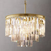 Clavel Crystal Round Chandelier for Living Room, Interior lighting