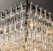Fabricia Glass Chandelier 60'', Luxury Indoor Lamps for Living Room