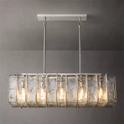 Lattice Linear Chandelier 49", Room Lights Square Lamps for Home