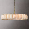 Harlowe Calcite Round Chandelier 60" for Dinning Table