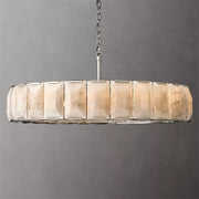 Harlowe Calcite Round Chandelier 60" for Dinning Table