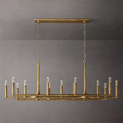 Thaddeus Linear Chandelier 72", Luxury Interior Decoration Lamp