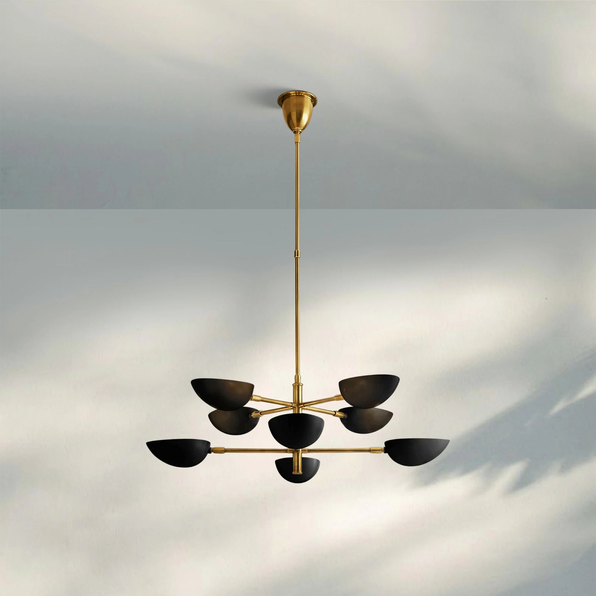 Graphica Chandelier 38" 73''-38''-Black-