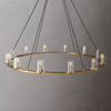 Cielle Round Chandelier Glass 60'' for Living Room