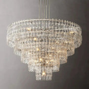 Marignans Tiered Round Glass Chandelier Light