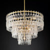 Marignans Tiered Round Glass Chandelier Light