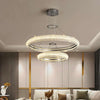 Bergamo Double Ring Modern Crystal Chandelier